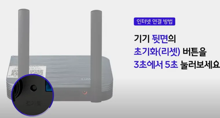 공유기 초기화 안됨 – 초기화 후 와이파이 공유기 재설정 체크포인트