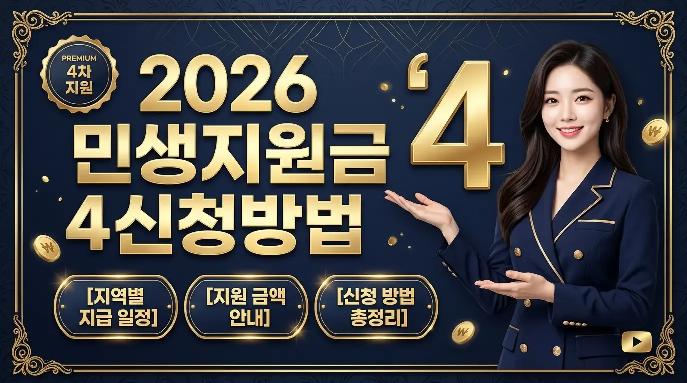4차 민생지원금 신청 방법 – 온라인과 방문으로 나누는 실제 접수
