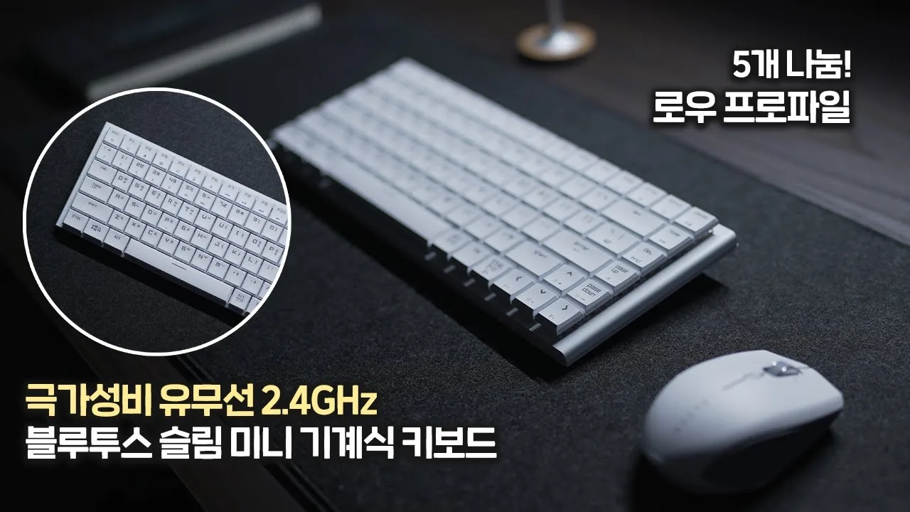 저소음 기계식 키보드 가성비 – 구매 전 점검할 2가지 장단점 포인트