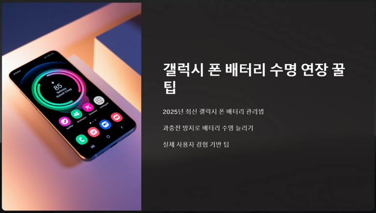 2026 갤럭시 스마트폰 추천, 용도별로 고르는 실사용 가이드
