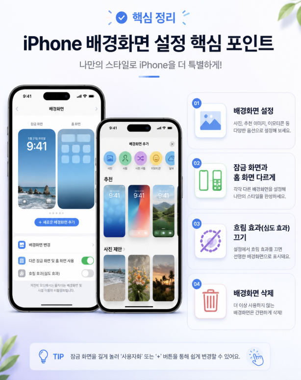 아이폰 알림 정리 방법, 방해 없이 중요한 알림만 남기는 설정